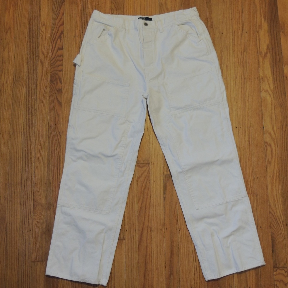 Polo Ralph Lauren Carpenter Jeans Pants White